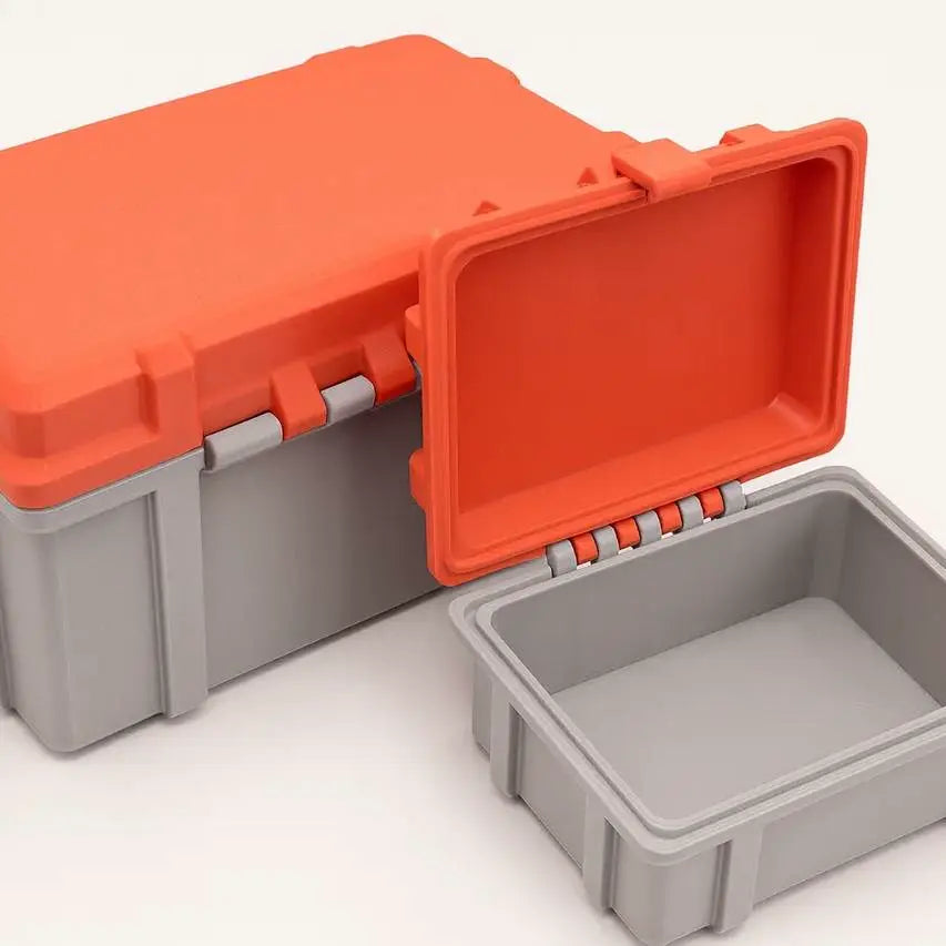 Boîte de rangement à charnière personnalisable